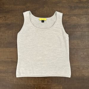 St. John Women’s Large Sweater Tank Top Grey